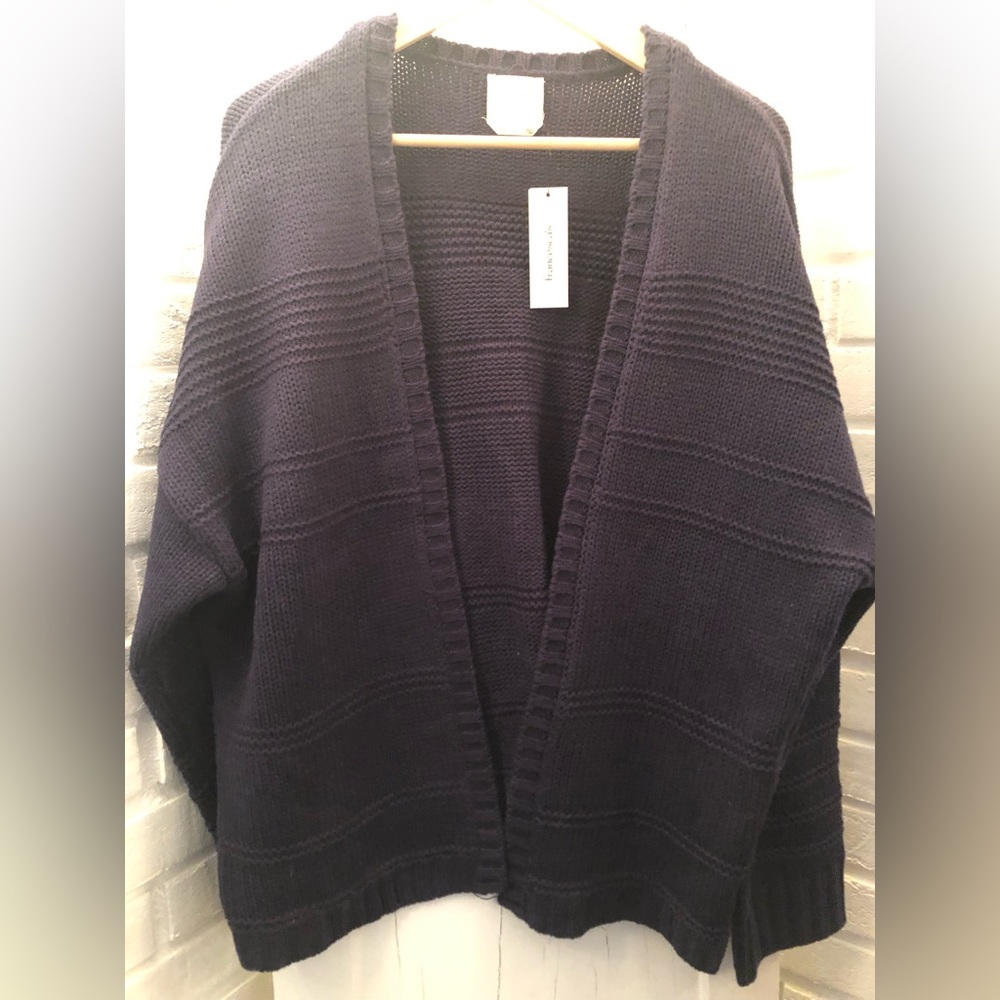 Francesca’s, Harper Heritage Lounge Cardigan, Cable Knit, Size: Medium